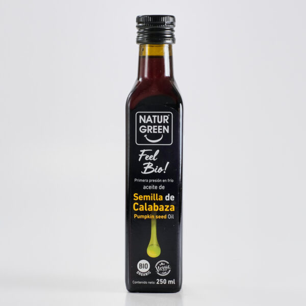 Kõrvitsaseemneõli röstimata seemnetest, külmpressitud 250ml NaturGreen